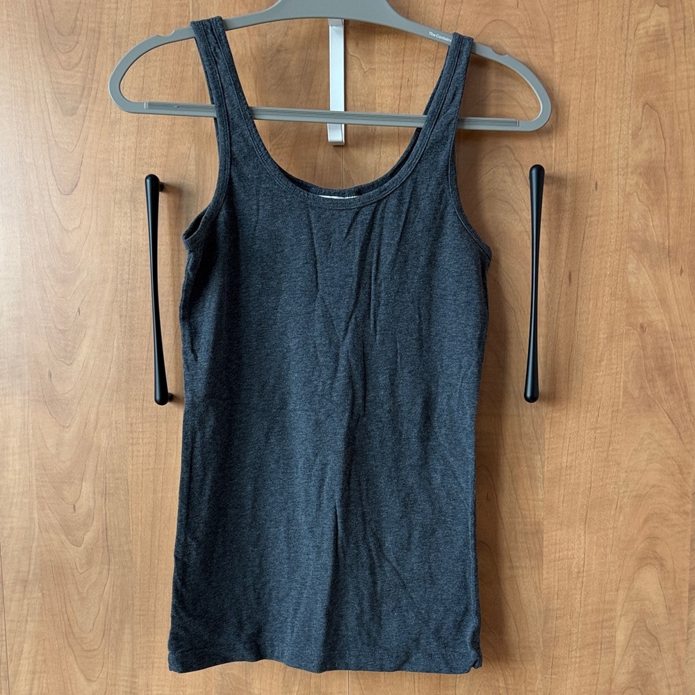 Hard Tail Charcoal Gray Tank Top
